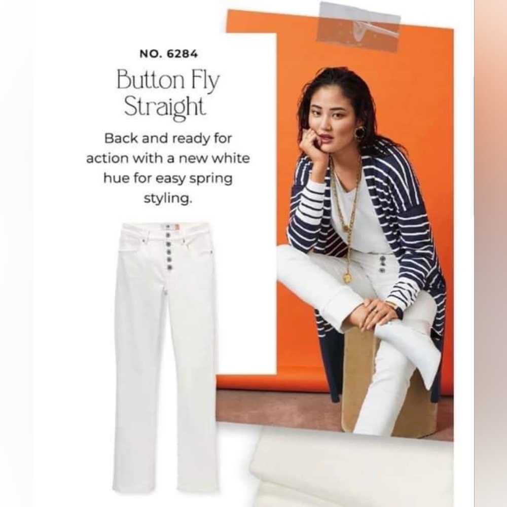 Cabi button fly straight